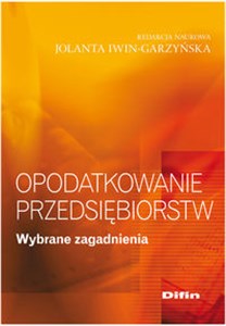 Bild von Opodatkowanie przedsiębiorstw Wybrane zagadnienia