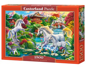 Bild von Puzzle 1500 Unicorn Garden