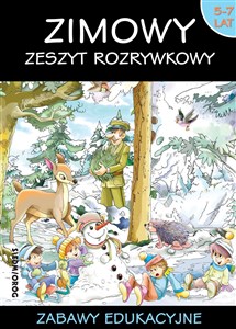 Obrazek Zimowy zeszyt rozrywkowy Zabawy edukacyjne wiek 5-7 lat
