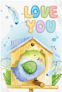 Bild von Notatnik ozdobny 105x165/64K kratka TW Ptaszek