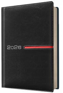 Obrazek Kalendarz 2026 A4 dzienny VIP czarny