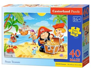 Bild von Puzzle Maxi Pirate Treasures 40