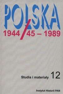 Bild von Polska 1944/45 - 1989 Studia i materiały 12
