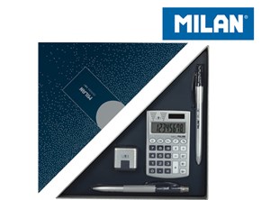 Bild von Zestaw upominkowy Silver granatowy