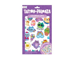 Obrazek Tatuaże zmywalne Tattoo Palooza - Brokatowe Koty