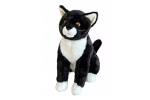 Obrazek Kot siedzący czarny 28cm