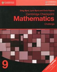 Obrazek Cambridge Checkpoint Mathematics Challenge 9 Workbook