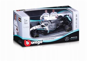 Bild von BBURAGO MODEL MERCEDES AMG PETRONAS F1 44 LEWIS HAMILTON 1:43