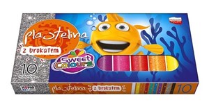 Bild von Plastelina brokatowa 10 kolorów