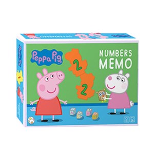 Obrazek Memory dla dzieci Gra Pamięciowa Liczby Peppa