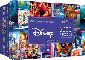 Bild von Puzzle 6000 UFT Disney PIXAR Collection 81038