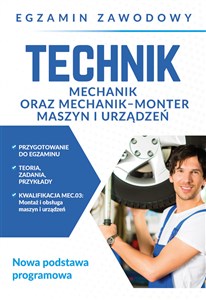 Obrazek Technik mechanik oraz mechanik-monter maszyn i urządzeń. Egzamin zawodowy