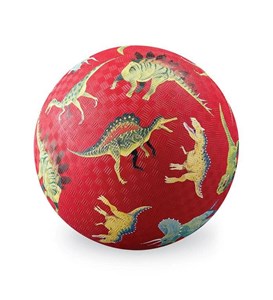 Obrazek Piłka 18cm Czerwone dinozaury