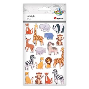 Bild von Naklejki wypukłe zwierzęta afrykańskie 17szt