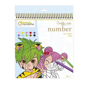 Obrazek Kolorowanka po numerach Graffy Pop Manga