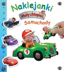 Obrazek Mały chłopiec. Naklejanki. Samochody