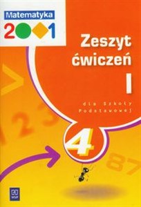Obrazek Matematyka 2001 4 Zeszyt ćwiczeń część 1 Szkoła podstawowa