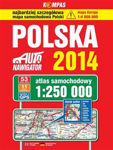 Bild von Polska 2014 Atlas samochodowy 1:250 000
