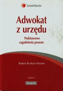 Bild von Adwokat z urzędu Podstawowe zagadnienia prawne