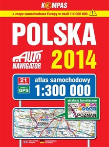Obrazek Polska 2014 Atlas samochodowy 1:300 000