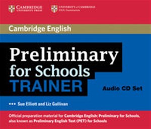 Obrazek Preliminary for Schools Trainer Audio CDs (3)