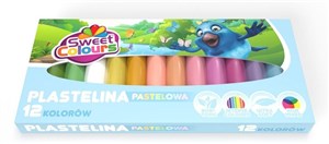 Obrazek Plastelina pastelowa 12 kolorów