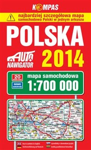 Obrazek Polska 2014 Mapa samochodowa 1:700 000