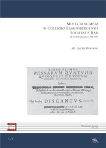 Bild von Motecta scripta in Collegio Baunsbergensis...