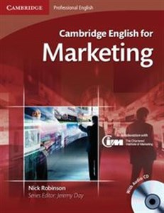 Obrazek Cambridge English for Marketing Student's Book + CD