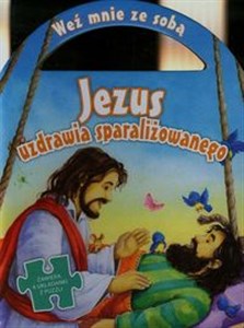 Obrazek Jezus uzdrawia sparaliżowanego Zawiera 4 układanki z puzzli