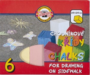 Bild von Kreda chodnikowa 6 kolorów