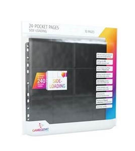 Bild von Gamegenic:24-Pocket Pages Sideloading-Black(10szt)