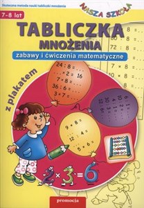 Bild von Tabliczka mnożenia Zabawy i ćwiczenia matematyczne z plakatem
