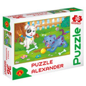 Obrazek Puzzle 36 Gigant Małe pieski