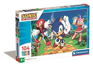 Bild von Puzzle 104 super kolor Sonic