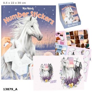 Bild von Zestaw z naklejkami Number Sticker Miss Melody 13879A