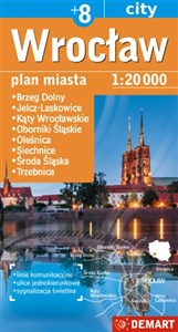 Obrazek Wrocław plan miasta 8+ 1:20 000