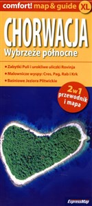 Bild von Chorwacja Wybrzeże północne 2w1 przewodnik i mapa