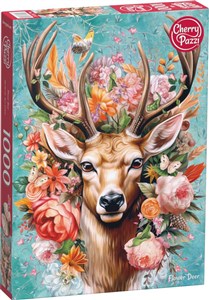 Obrazek Puzzle 1000 CherryPazzi Flower Deer 30752