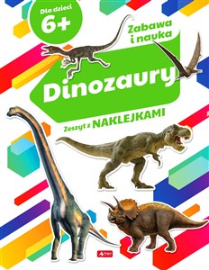 Bild von Dinozaury Zeszyt z naklejkami