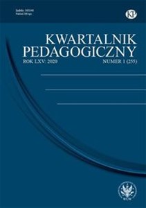 Bild von Kwartalnik Pedagogiczny 2020/1 Rok LXV: 2020