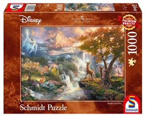 Bild von Puzzle 1000 PQ Bambi Disney T.Kinkade 107253