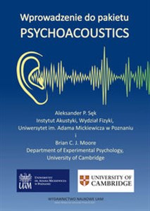 Bild von Wprowadzenie do pakietu Psychoacoustics / Guide to Psychoacoustics