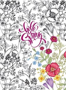 Obrazek Notatnik ozdobny 145x197/64K kratka TW Kwiaty