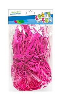 Bild von Sznurek rafia różowy 50g