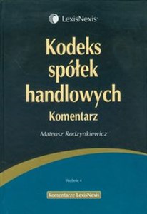 Bild von Kodeks spółek handlowych Komentarz