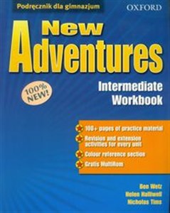 Bild von New Adventures Intermediate Workbook Gimnazjum