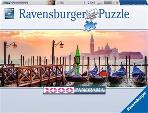 Bild von Puzzle 1000 Panoramiczne Gondole w Wenecji 15082
