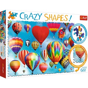 Bild von Puzzle Crazy shapes Kolorowe balony 600