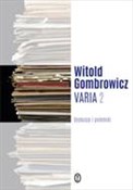 Polska książka : Varia Tom ... - Witold Gombrowicz